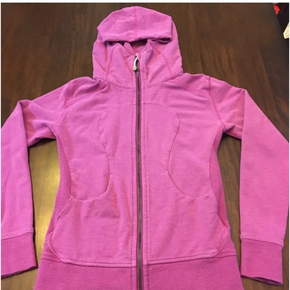 Lululemon  Cotton Fleece Scuba Hoodie Jacket | Size 6 - Picture 2 of 10
